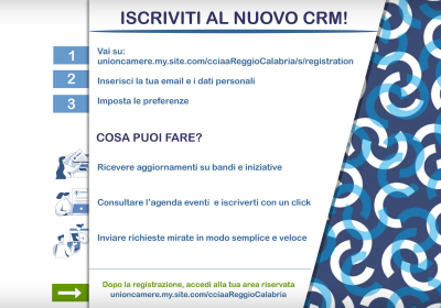 Iscriviti al CRM Camerale