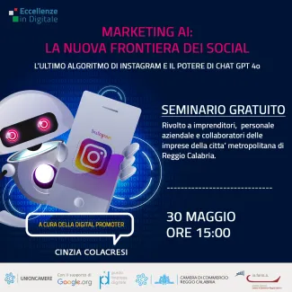 Locandina webinar Marketing AI
